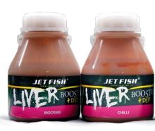 Jet Fish liver booster + dip 250 ml-Broskev
