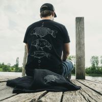 Giants Fishing Tričko Černé Tři Kapři (4)