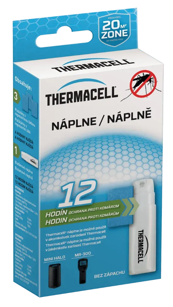 Thermacell náhradní náplně 3 ks + kartuše 1 ks