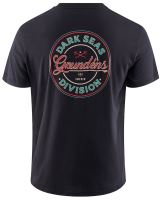 Grundéns Tričko Dark Seas X Grundens Instinctive SS T-Shirt Black - XXXL