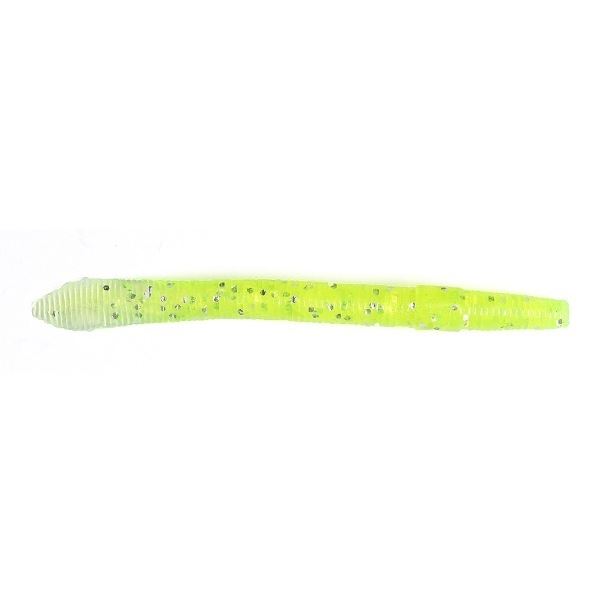 LUCKY JOHN Gumová nástraha Wacky Worm Lime Chartreuse 10 ks 9,9 cm