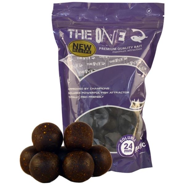 The One Boilies Rozpustné Purple Soluble Česnek 1 kg