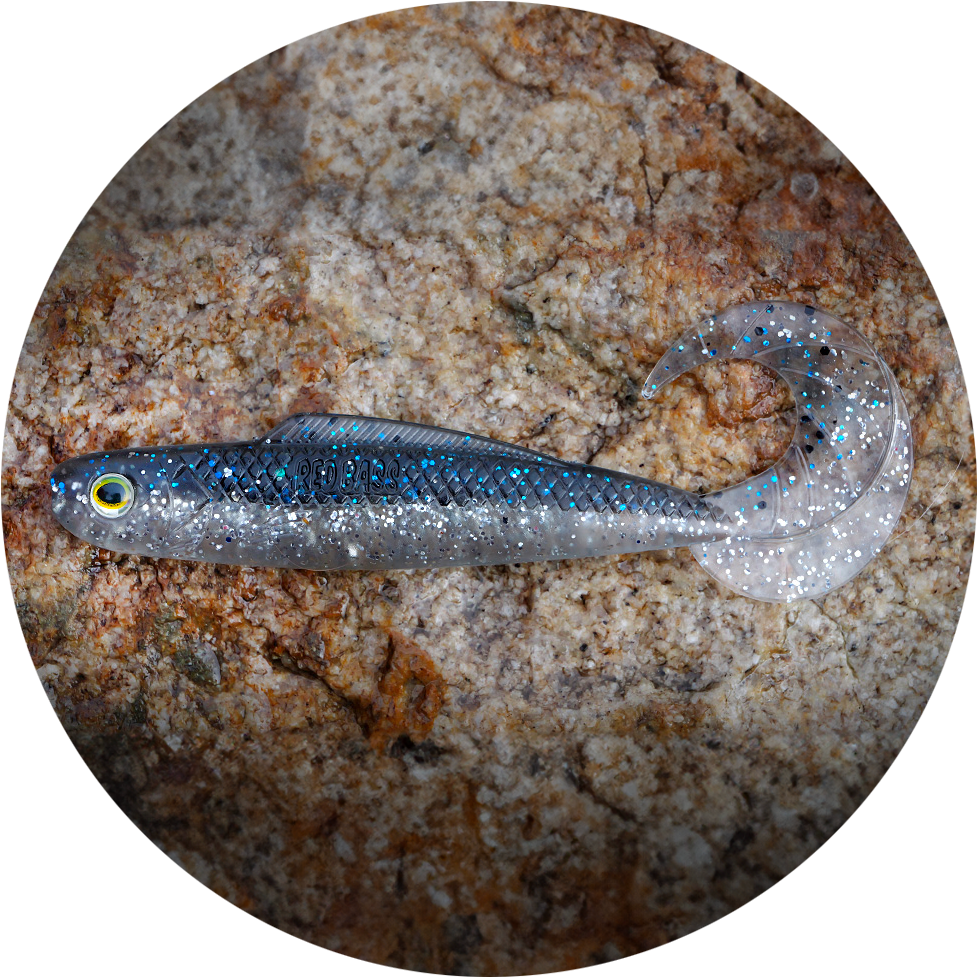 Redbass gumová nástraha twister kixter super natur - 12,5 cm 14 g