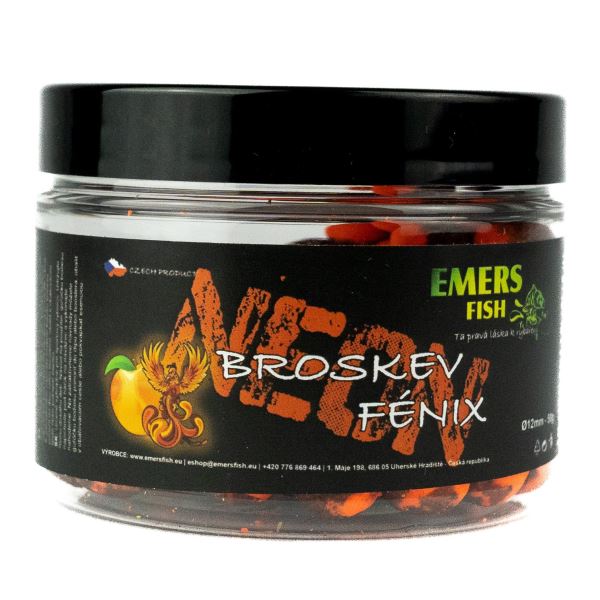 Emersfish Boilie Neonky Broskev Fénix 50 g