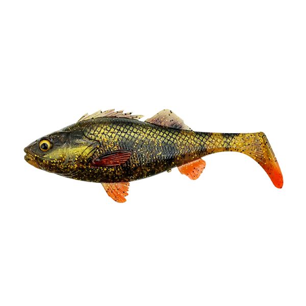 Savage Gear Gumová Nástraha 4D Perch Shad Motoroil - 12,5 cm 20 g