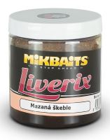 Mikbaits Boilies V Dipu LiveriX Mazaná Škeble 250 g (1)