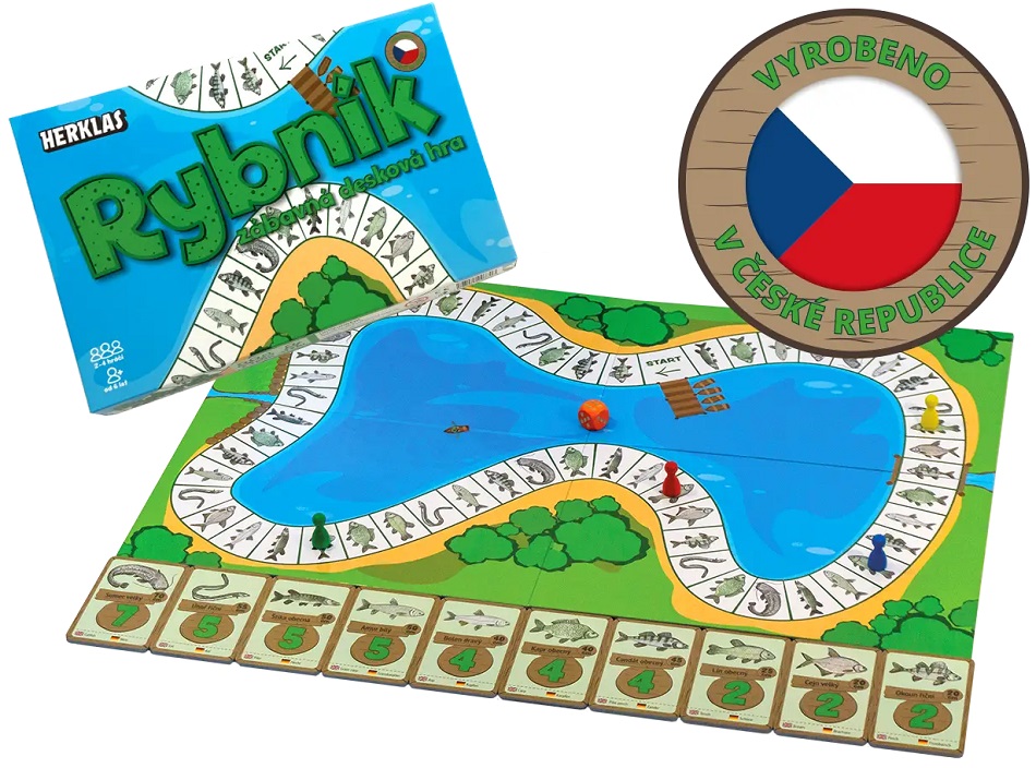 Levně Herklas desková hra pro rybáře rybník