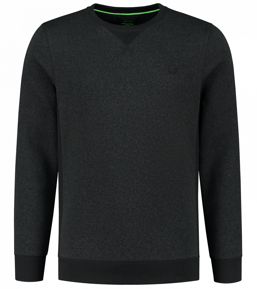 Korda svetr kore crew neck charcoal - xl