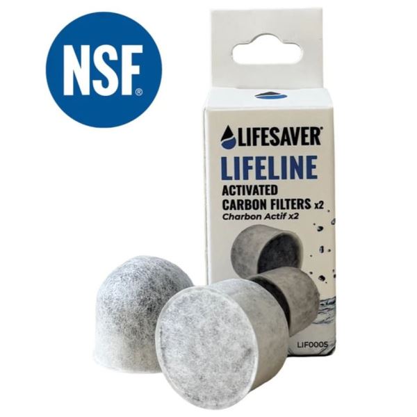 Lifesaver Náhradní Filtr Pro Lifeline Replacement Activated Carbon Filtres 2 ks