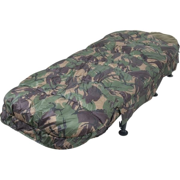 Wychwood Lehátko + Spací Pytel Riot Tactical Compact 6 Leg Sleep System