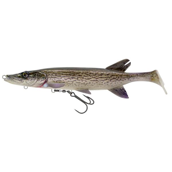 Savage Gear Gumová Nástraha 3D Pike Shad Slow Sinking White Pike 20 cm 65 g