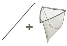 Mivardi Podběrák LevelM 100 x 100 cm + tyč Professional Twin