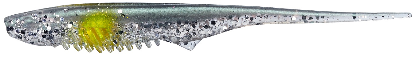 Gunki gumová nástraha mosquito green shiner yellow dot - 18 cm 18,8 g