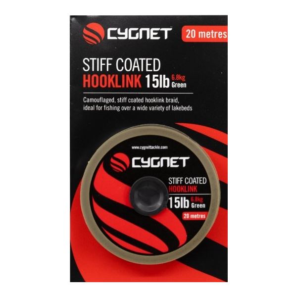 Cygnet Návazcová Šňůra Stiff Coated Hooklink 20 m