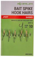 Korum Návazec Bait Spike Hook Hairs Barbed 5 ks - Velikost Háčku 14