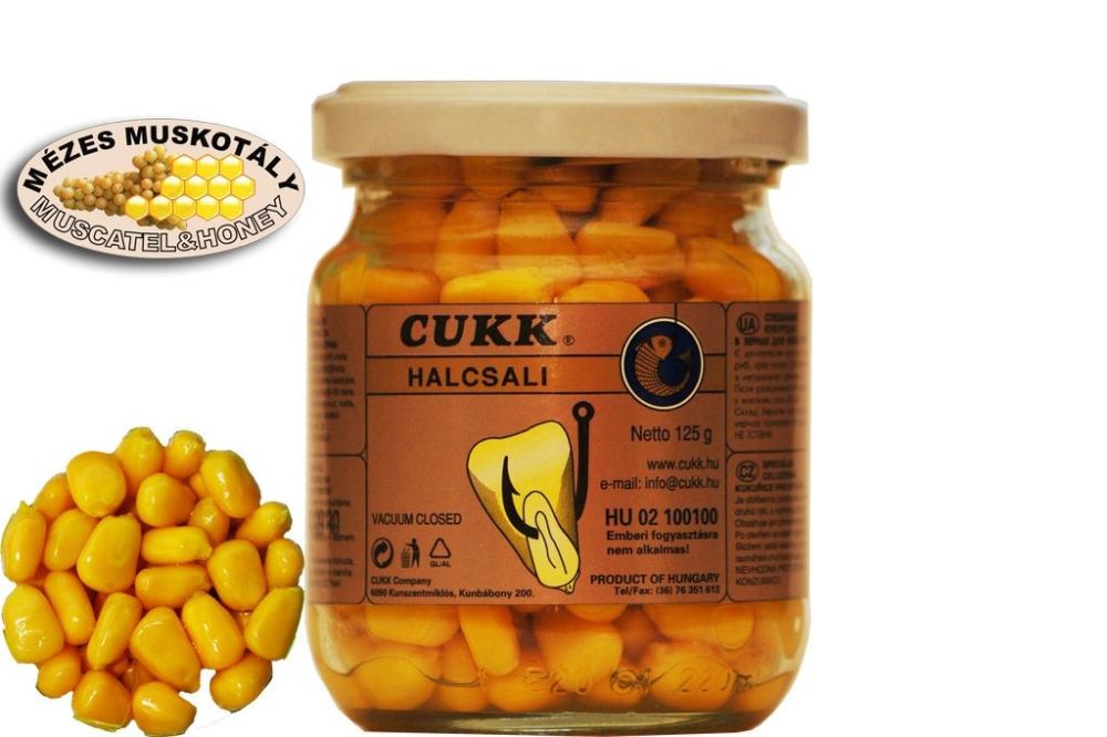 Levně Cukk kukuřice bez nálevu 220 ml-med/muškát