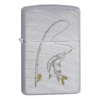 Zippo Benzínový zapalovač Pike and Reel 26650 Zippo Benzínový zapalovač Pike and Reel 26650