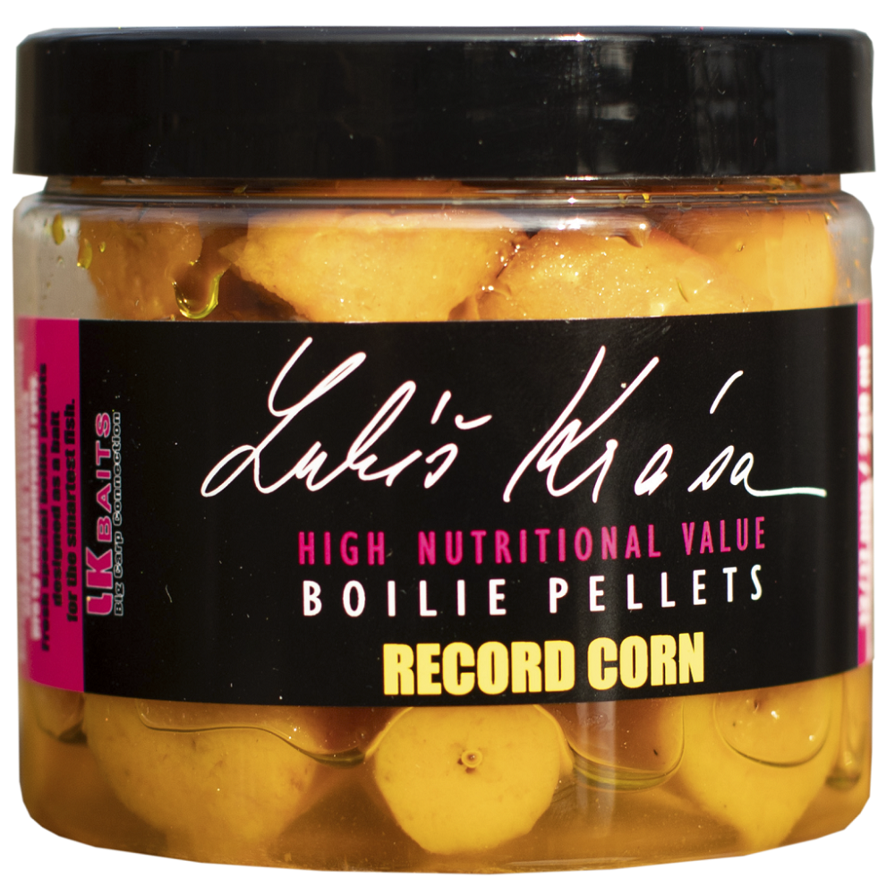 Lk baits lukáš krása boilies pellet 12-17 mm 200 ml - record corn