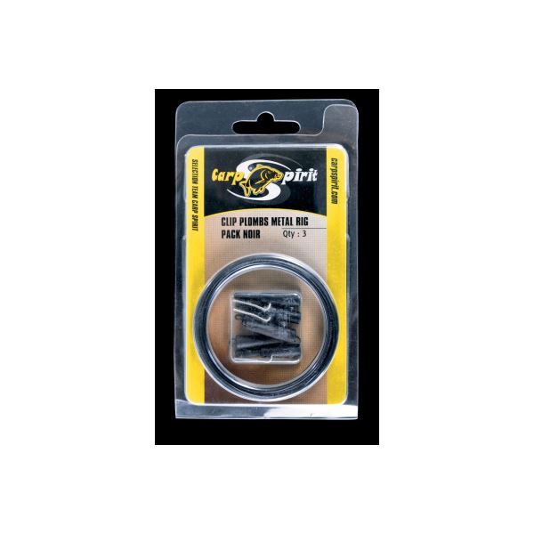 Carp Spirit Klipy Plombs Metal Rig Pack Brown 3pcs