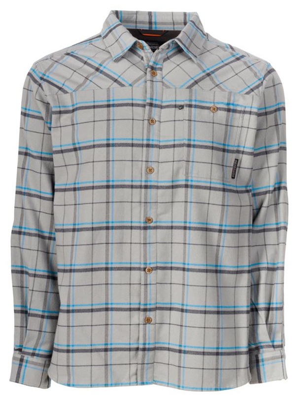 Grundéns košile steelhead flannel metal plaid - xxl