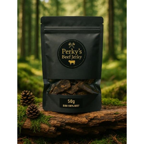 Perky´s Jerky Sušené Hovězí Maso BBQ 100% Beef 50 g