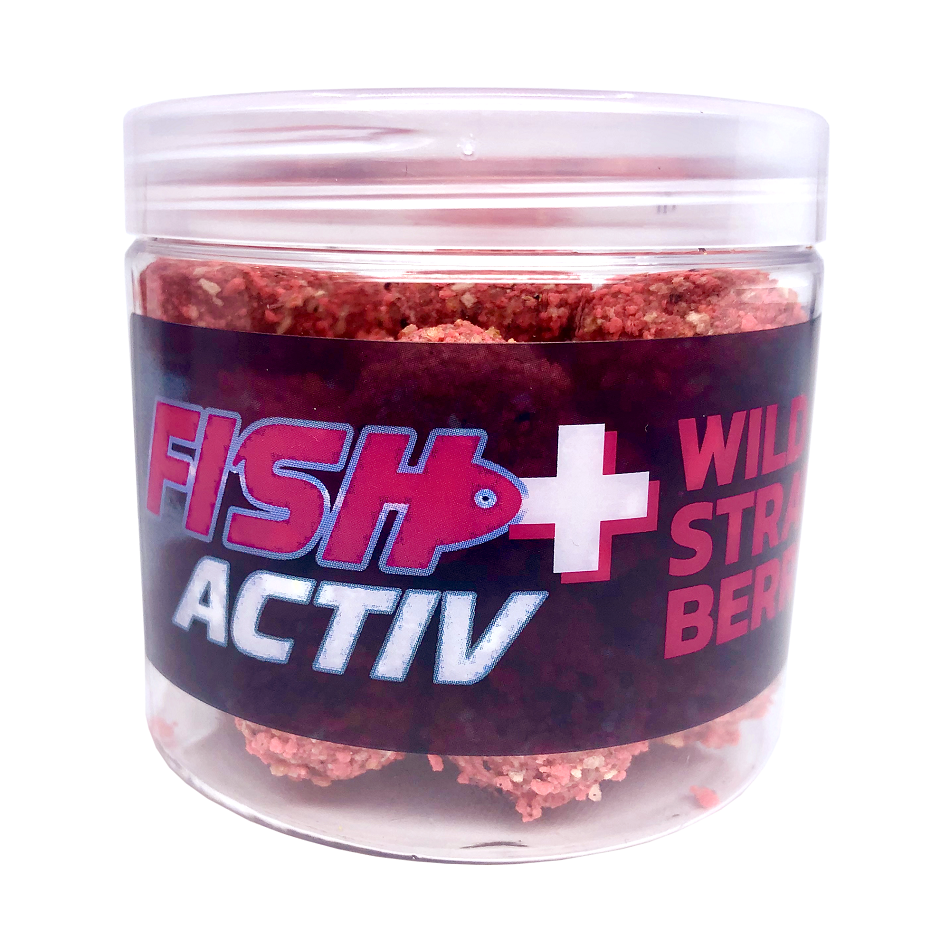 Levně Lk baits boilie fish activ plus willd strawberry 200 ml