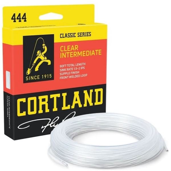 Cortland Muškařská Šňůra 444 Classic Intermediate Freshwater Saltwater Clear 90 ft