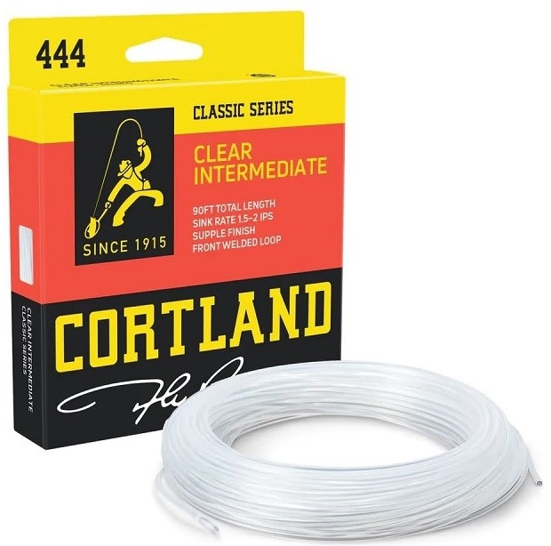 Levně Cortland muškařská šňůra 444 classic intermediate freshwater saltwater clear 90 ft - wf6i