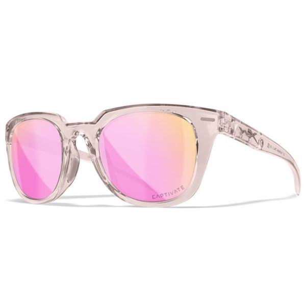 Wiley X Polarizační Brýle Ultra Captivate Polarized Rose Gold Mirror Smoke Green Gloss Crystal Blush