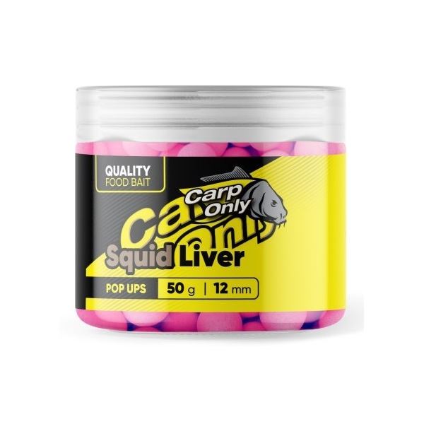 Carp Only Plovoucí Boilies Hi-Visual Pop Up Squid Liver 50 g