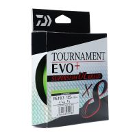 Daiwa Splétaná Šňůra Tournament X8 EVO+ Super Slim UL Braid Chartreuse 135 m (1)