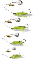 Savage Gear Třpytka Da Bush Spinnerbait Sinking Yellow White Silver (1)