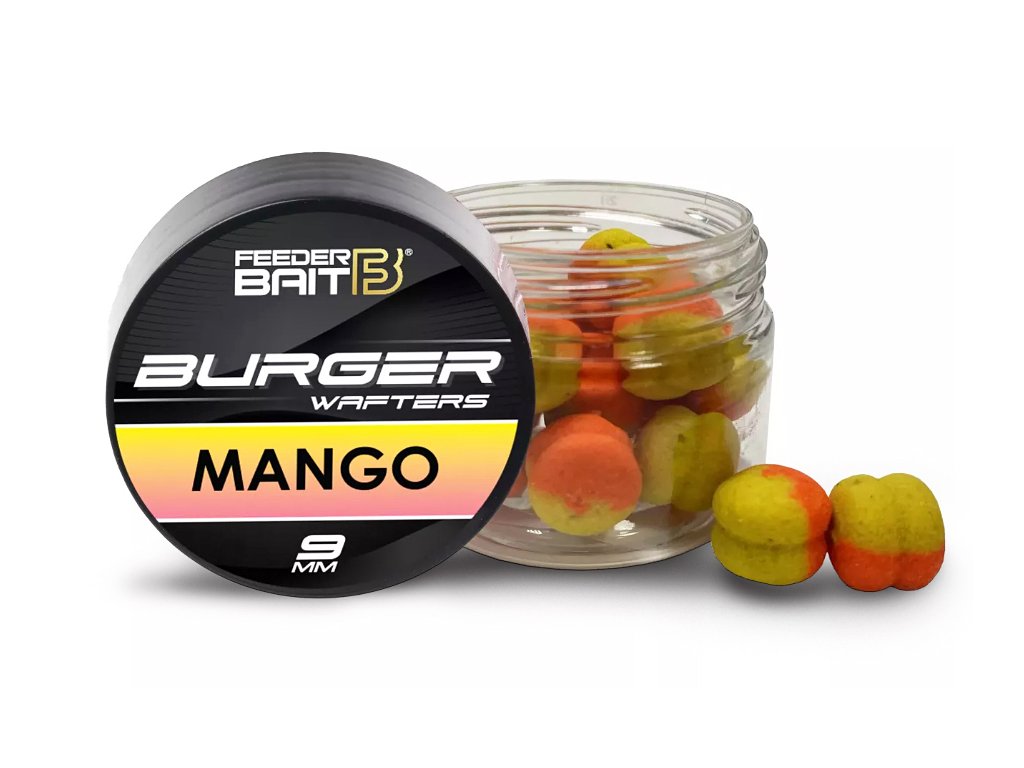 Levně Feederbait burger wafters 9 mm - mango