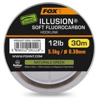 Fox Fluorocarbon Edges Illusion Soft Hooklink Naturals Green 30 m