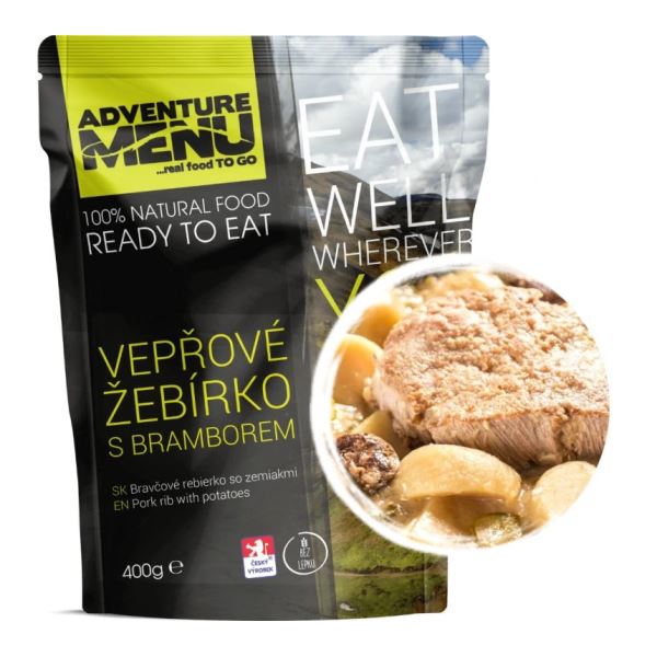 Adventure Menu Vepřové Žebírko S Bramborem