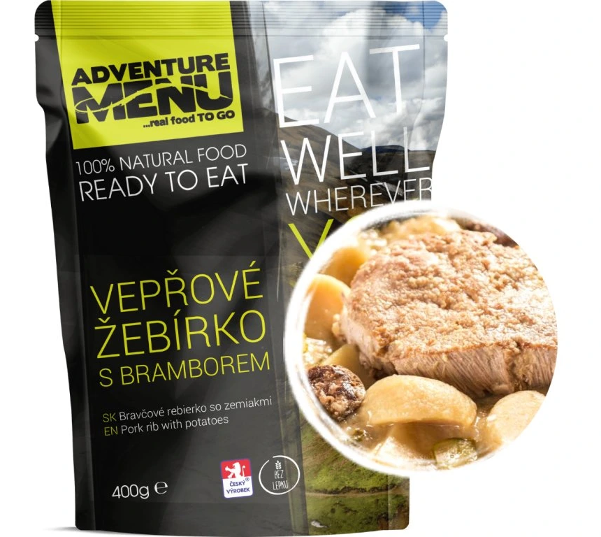 Levně Adventure menu vepřové žebírko s bramborem