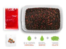 Delphin Pelety Reaxe Ready&Go Pellet Box + Booster a Nástrahy Švestka Moruše 400 g (3)