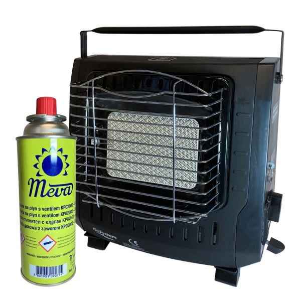 Meva přenosné topení na plyn + kartuše zdarma