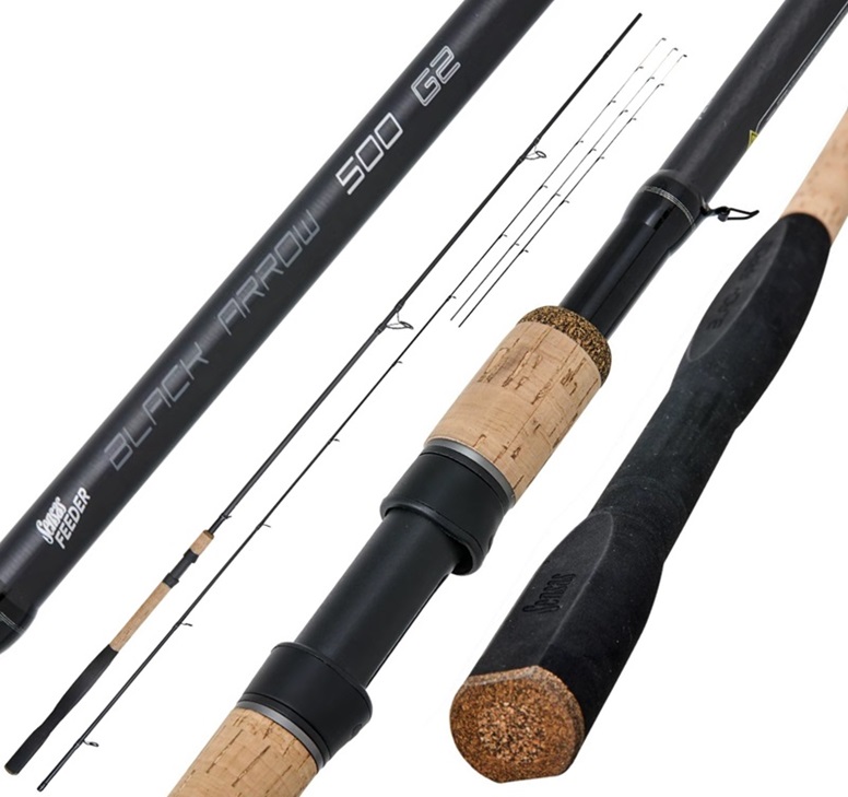 Levně Sensas prut black arrow feeder 500 g2 3,9 m 85 g 2+3 díly