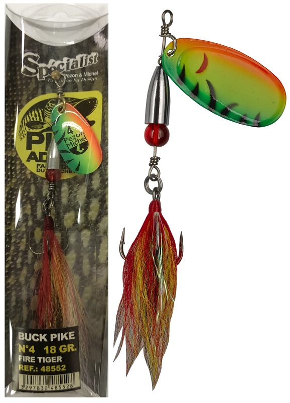 Levně Pezon&michel třpytka buck pike fire tiger - 20 g