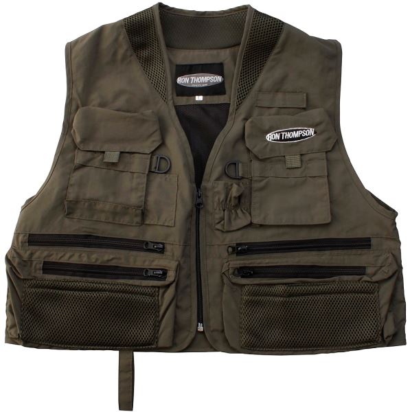 Ron Thompson Vesta Ontario Fly Vest Dusty Olive - Velikost L