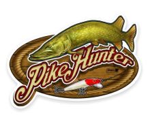 4ANGLERSDESIGN Samolepka 08 Pike Hunter 4ANGLERSDESIGN Samolepka 08 Pike Hunter
