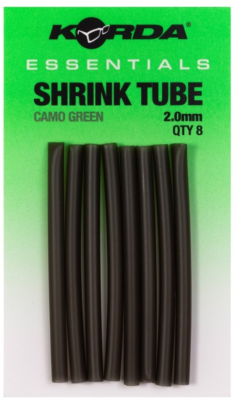 Korda smršťovací hadička essentials shrink tube 8 ks - 2,0 mm