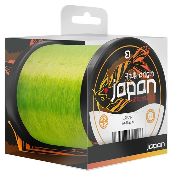 Delphin vlasec japan origin fluo žlutá - průměr 0,33 mm / nosnost 8,23 kg / návin 600 m