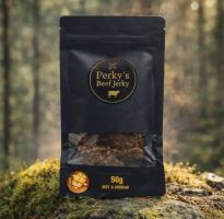 Perky´s Jerky Sušené Hovězí Maso Beef &amp; Chedar 50 g