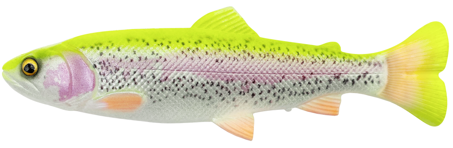 Levně Savage gear gumová nástraha 4d linethru pulsetail trout slow sink lemon trout - 20 cm 102 g