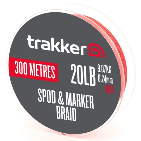 Trakker Šňůra Spod & Marker Braid Red 300 m