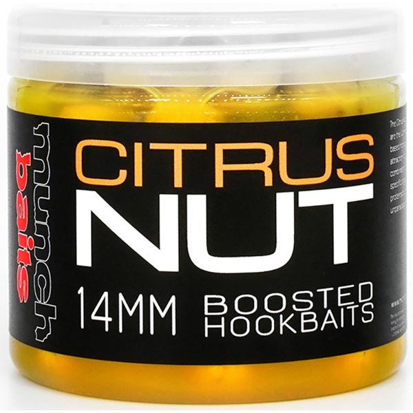 Munch Baits Boosterované Boilies Citrus Nut Boosted Hookbaits 200 ml