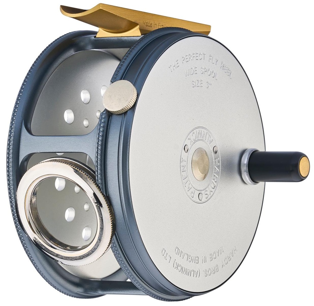 Hardy naviják 1921 wide spool perfect fly reel levoruký 3