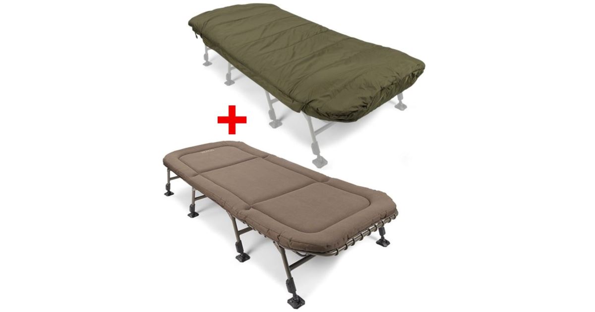 Avid Carp Lehátko Benchmark LevelTech X Bed + Vyhřívaný Spacák